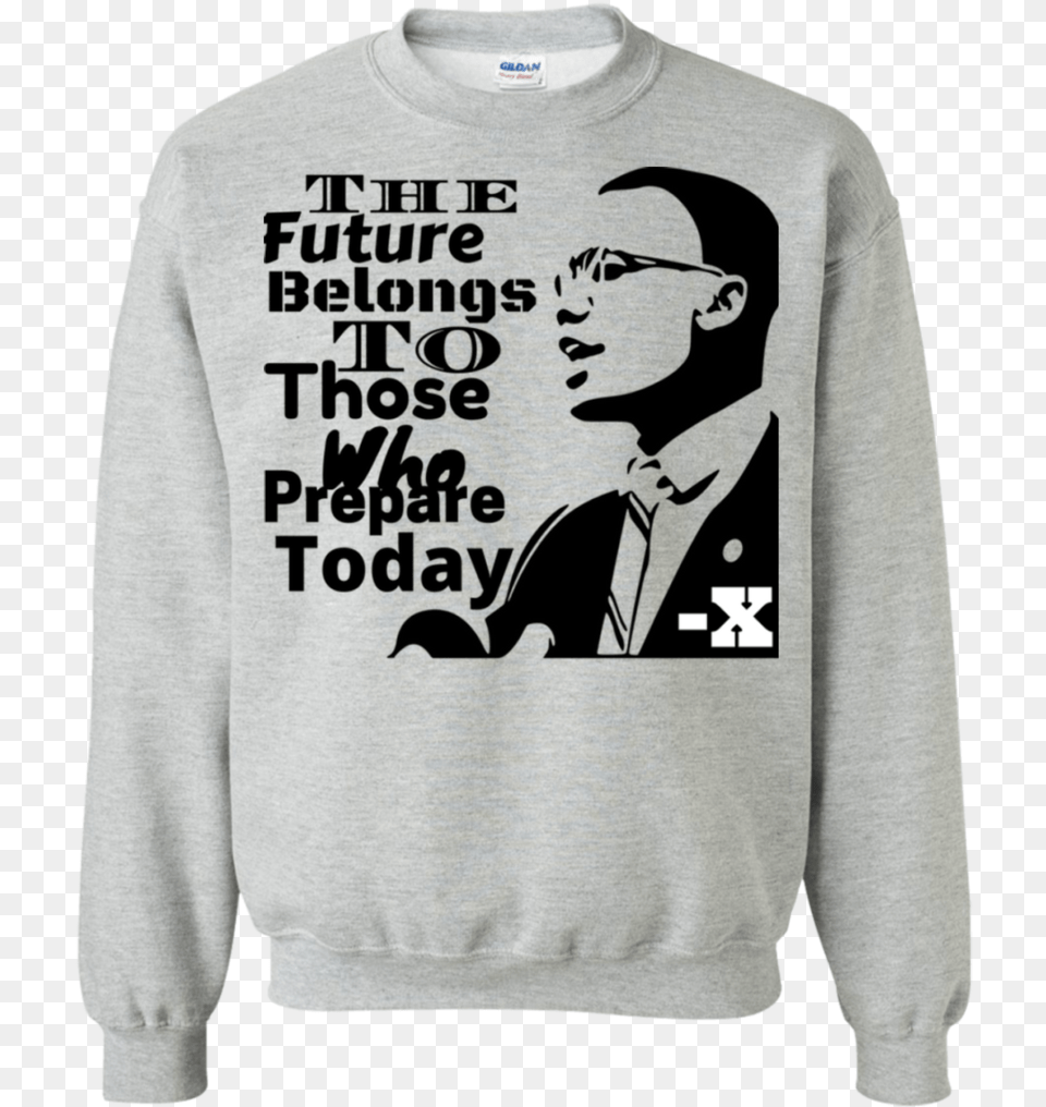 Malcolm X Future Rep Pullover Sweatshirt Porsche 911 Christmas Sweater, Knitwear, Hoodie, Clothing, Male Png Image