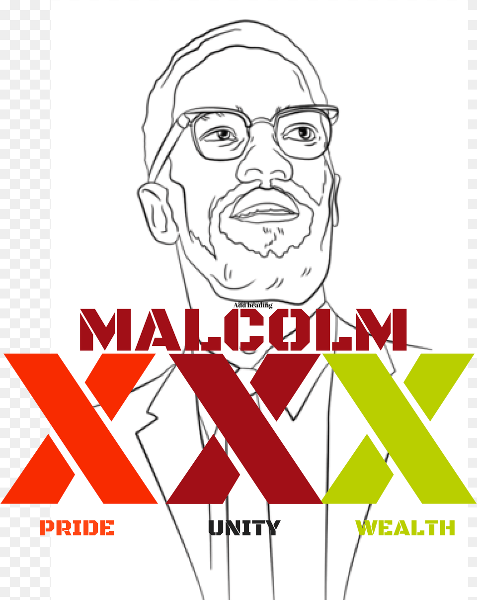 Malcolm X39s Pride Unity Amp Wealth Short Sleeve T Shirt Illustration, Poster, Advertisement, Art, Person Free Png