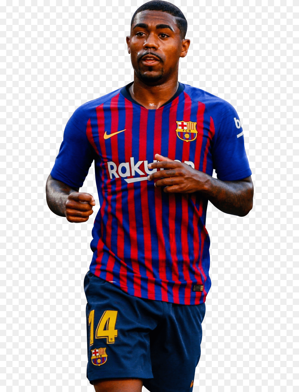 Malcomrender Fc Barcelona, Shirt, Clothing, Person, Man Free Png Download
