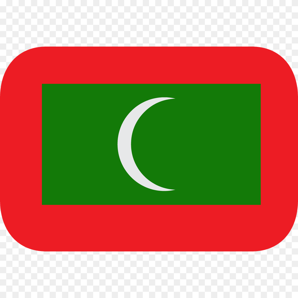 Maldives Flag Emoji Clipart, Nature, Night, Outdoors, Food Free Png Download