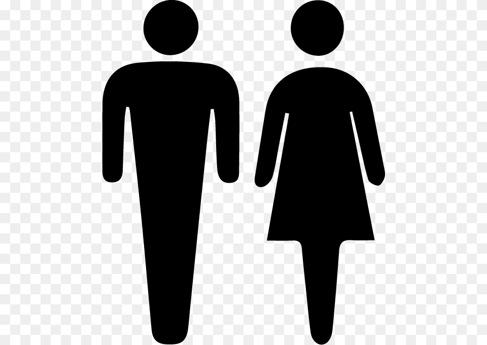 Male And Female Icon, Silhouette, Adult, Man, Person Free Transparent Png
