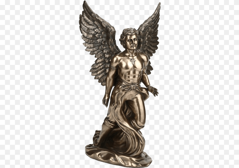 Male Angel Statue, Bronze, Person Free Png Download