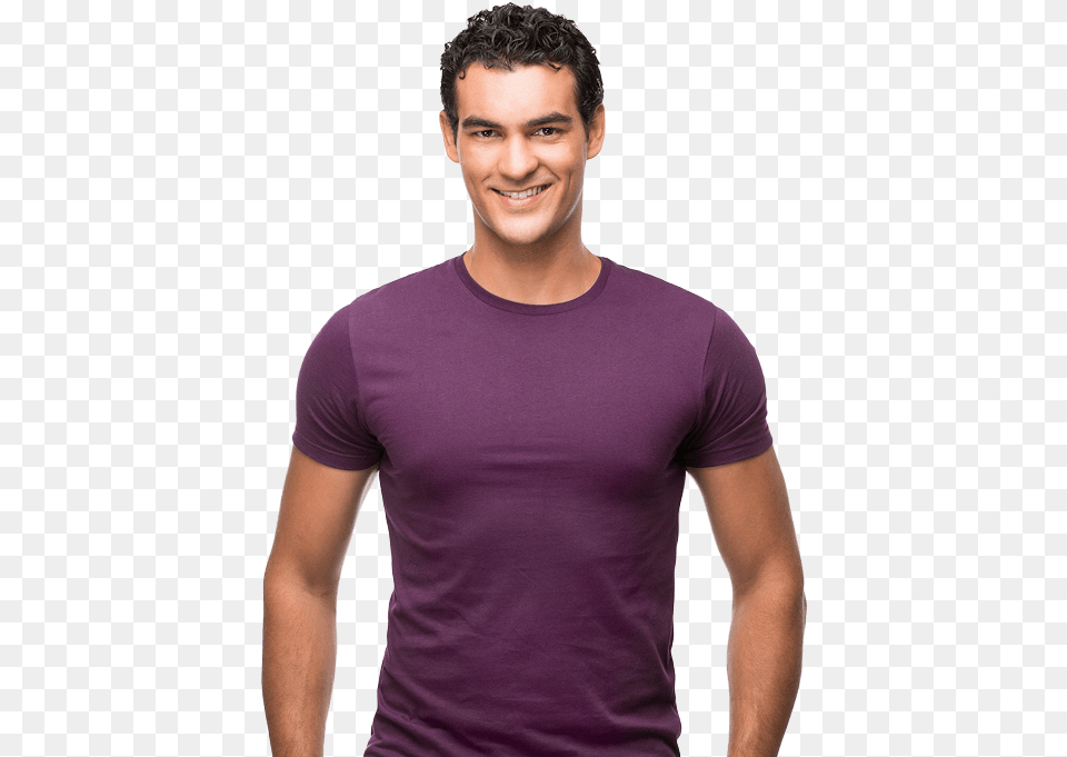 Male Body With Shirt, Clothing, T-shirt, Face, Head Free Png Download