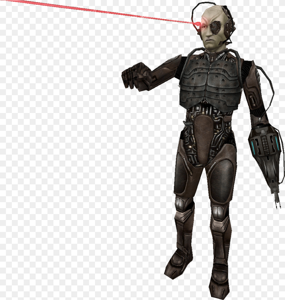 Male Borg Drone Ingame Graphics Image Star Trek Elite Star Trek Borg Drones, Adult, Man, Person, Face Png