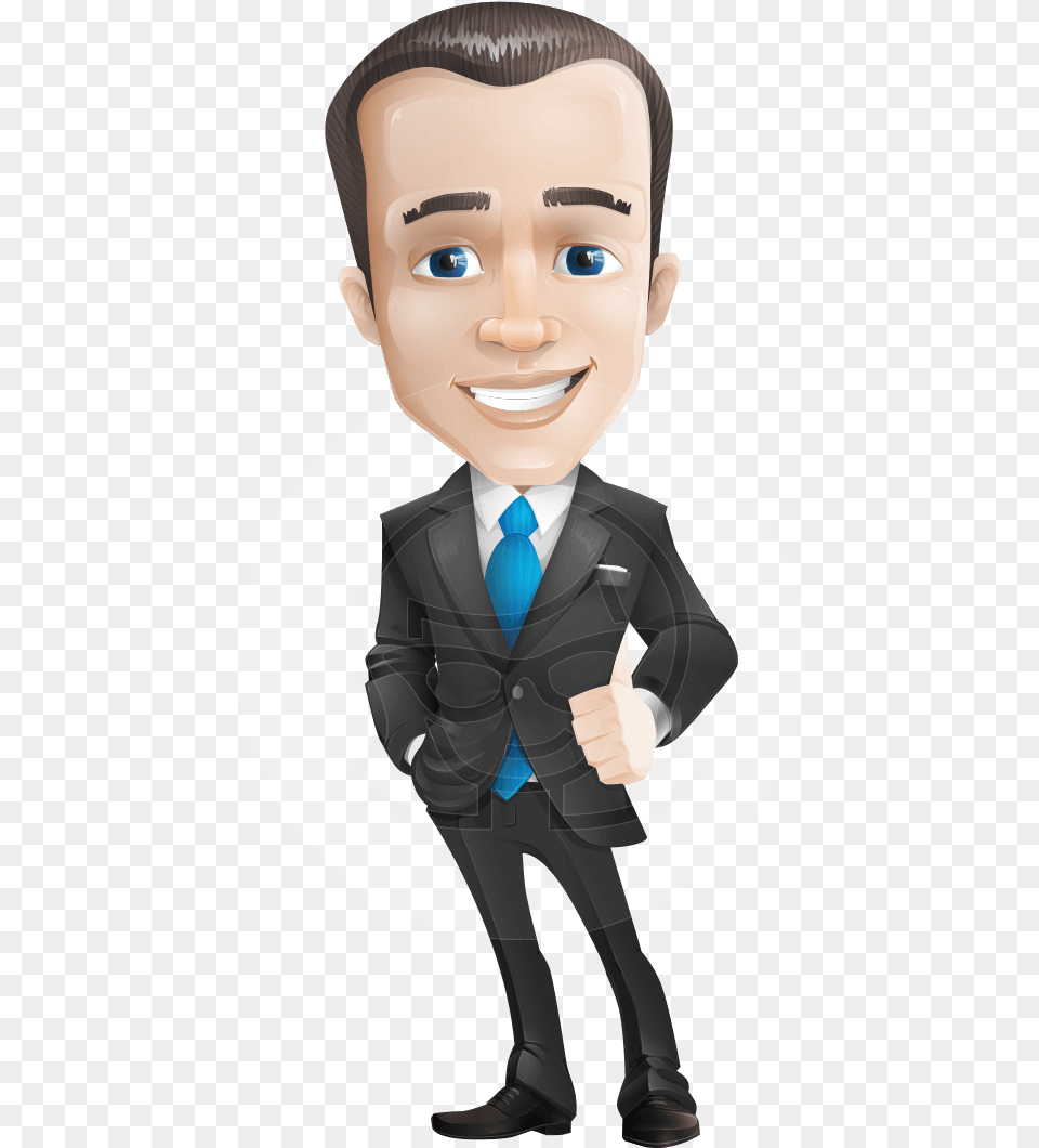 Male Business Cartoon, Accessories, Suit, Tie, Formal Wear Png