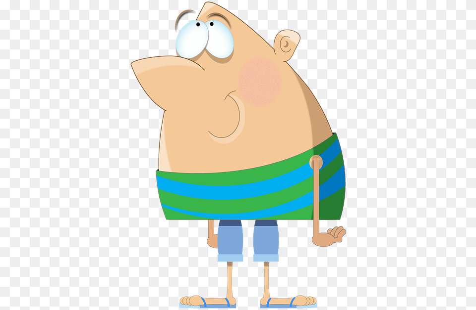 Male Cartoon Character Bald Man Cartoon Png Image