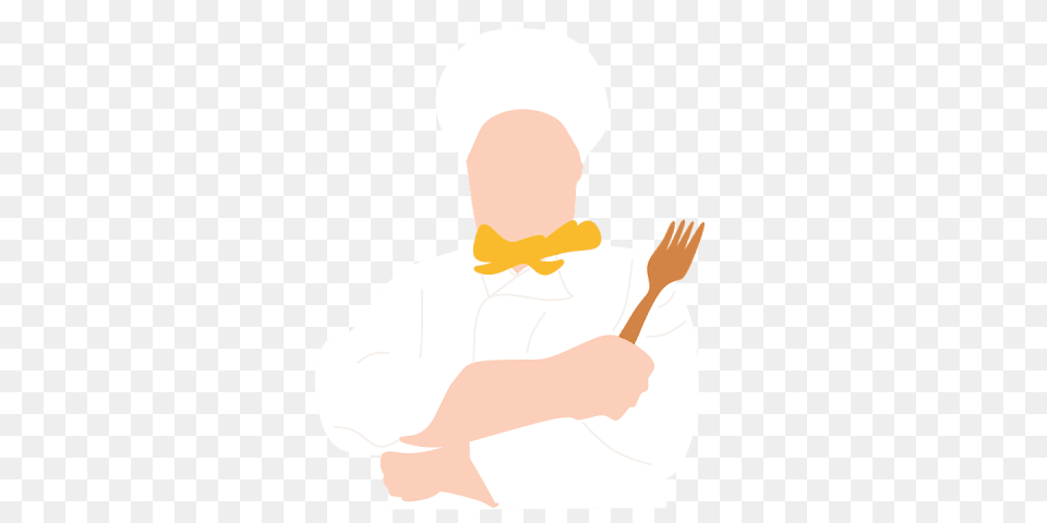 Male Chef, Accessories, Formal Wear, Tie, Cutlery Png