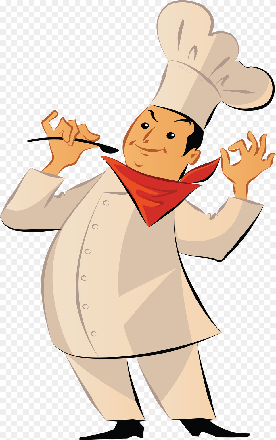 Male Chef Cartoon Chef Transparent Background, Adult, Man, Person, Martial Arts Png Image