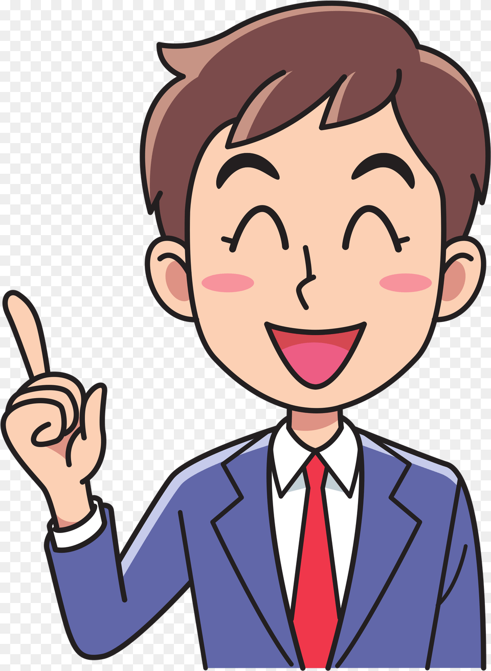 Male Clipart Business Man Thinking Man Cartoon, Formal Wear, Baby, Person, Head Free Png Download