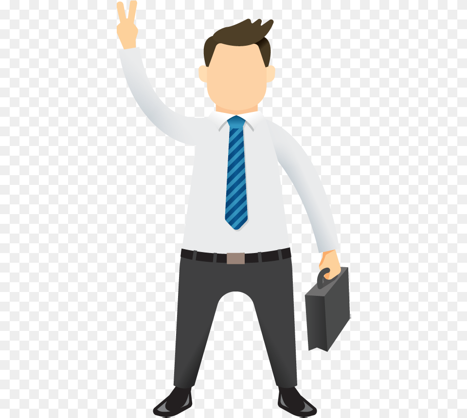 Male Clipart Business Man Waving Man Animated, Accessories, Shirt, Formal Wear, Clothing Free Transparent Png