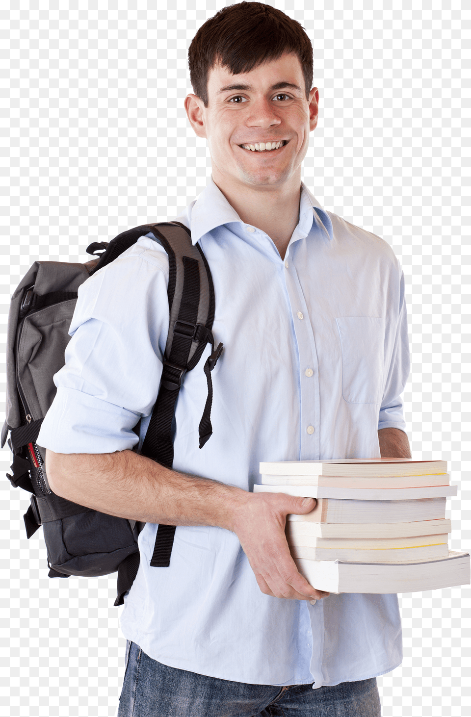 Male College Student, Shirt, Clothing, Person, Pants Free Png Download