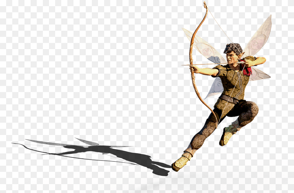 Male Elf Archer, Archery, Bow, Person, Sport Free Transparent Png