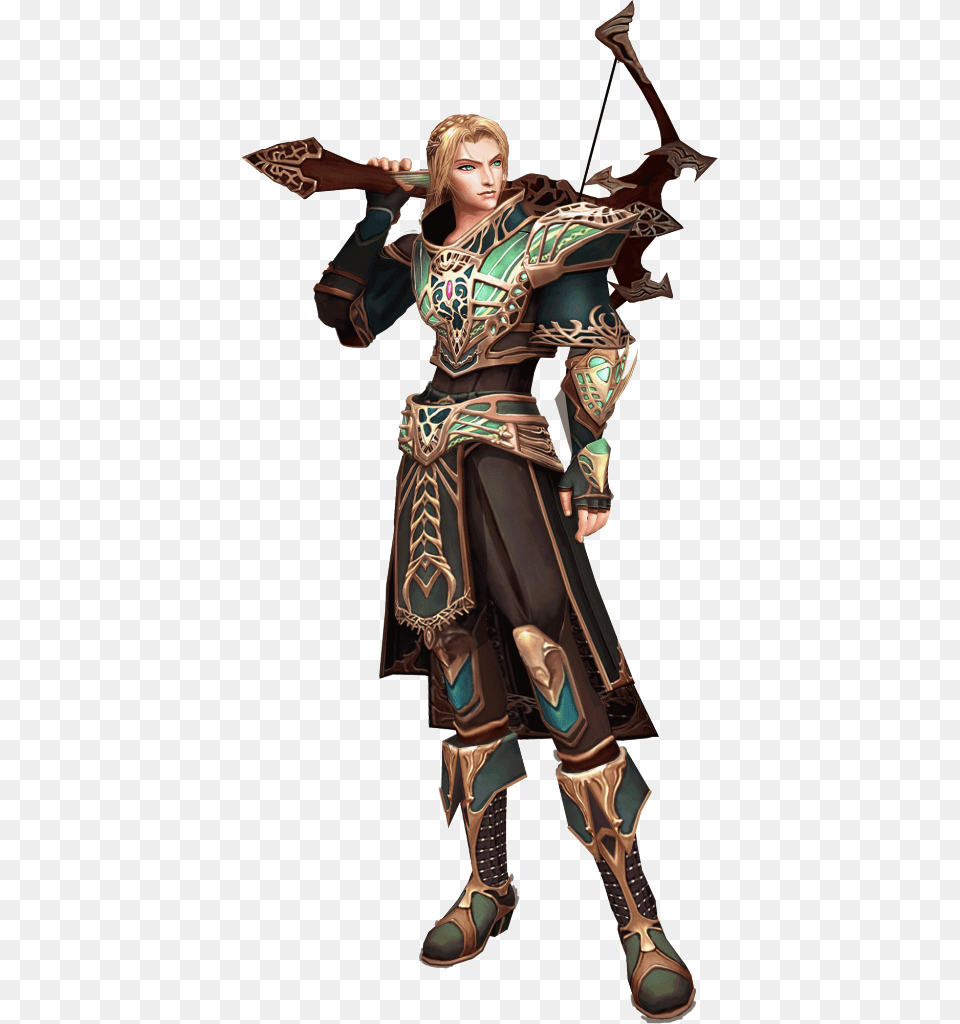 Male Elf Transparent Images Pathfinder Male Half Elf, Archer, Archery, Bow, Clothing Png