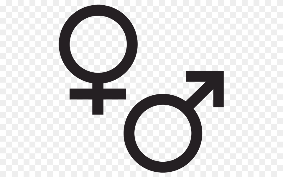 Male Female Symbols Clip Art, Silhouette Png