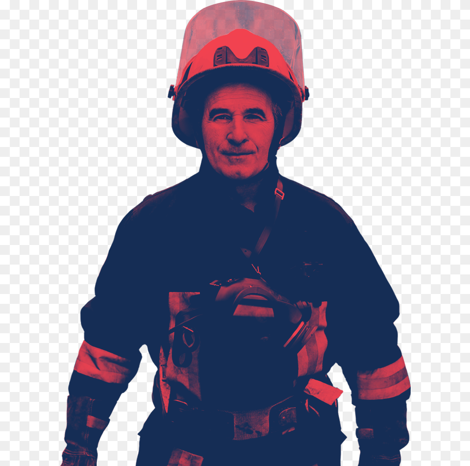 Male Firefighter Soldier, Helmet, Person, Photography, Face Free Transparent Png