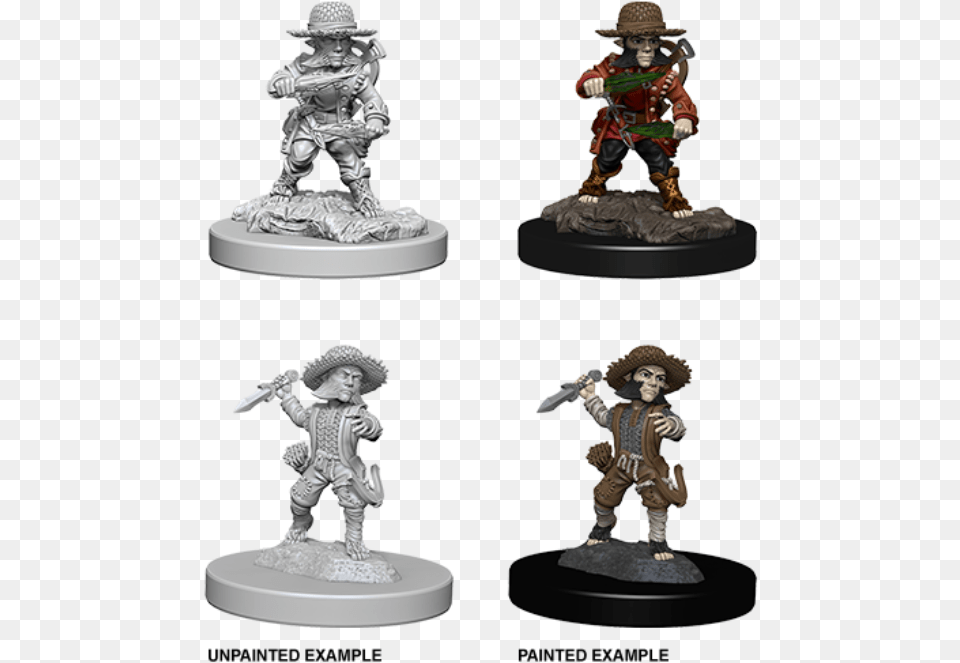 Male Halfling Rogue 4 Male Halfling Rogue Miniature, Figurine, Baby, Person Free Transparent Png