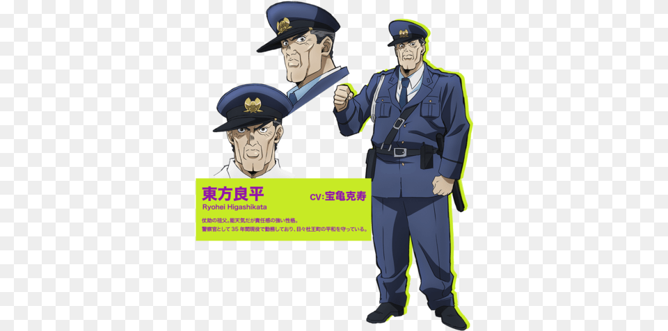 Male Jojo Police, Adult, Person, Man, Captain Free Png