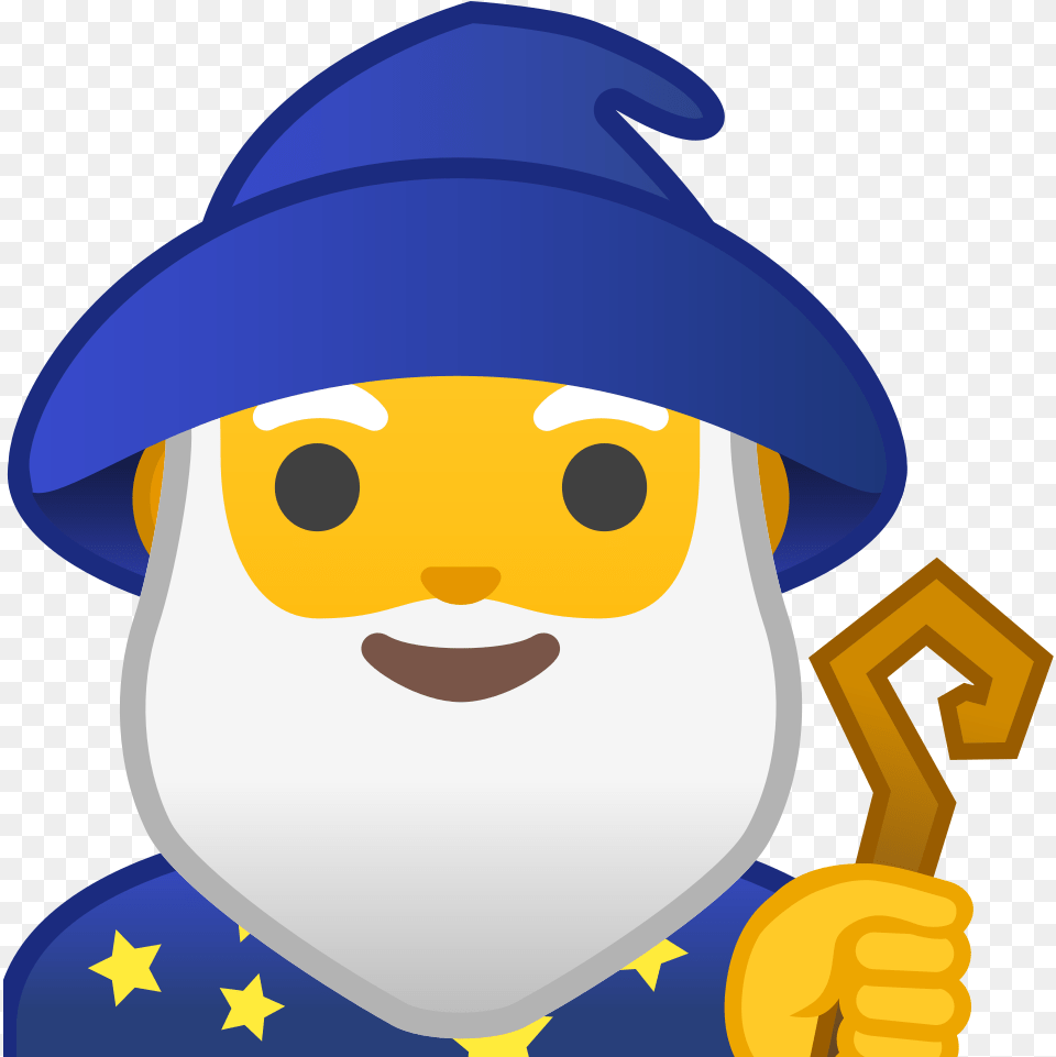 Male Mage Emoji, Clothing, Hat, Animal, Fish Free Transparent Png