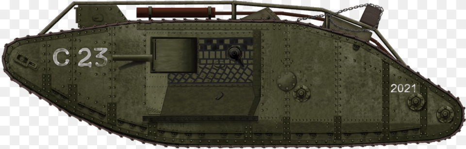 Male Mark Iv Tank 2021 C24c23 Crusty Captured Mark 5 Tank, Armored, Military, Transportation, Vehicle Free Transparent Png