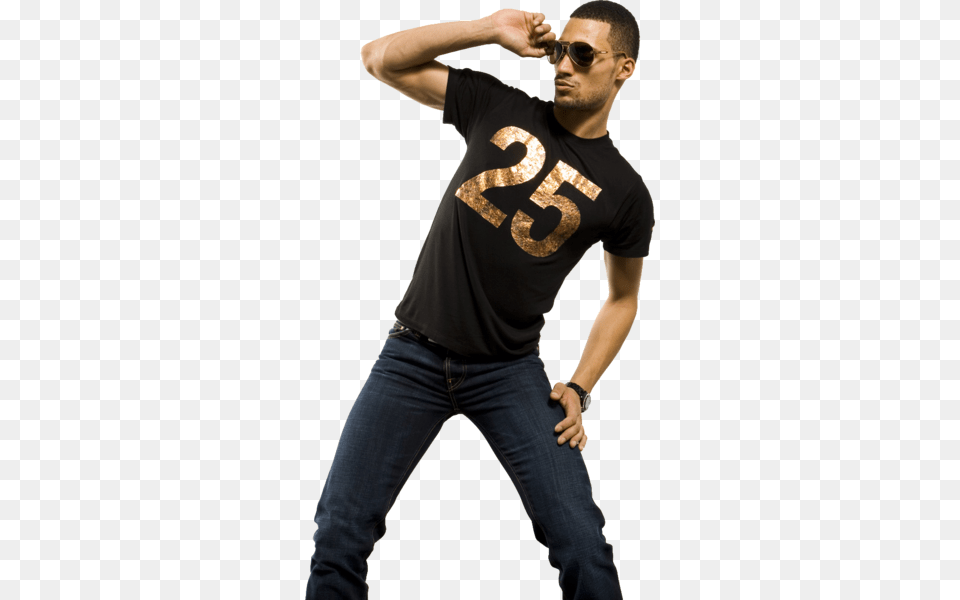 Male Model, T-shirt, Clothing, Pants, Person Free Transparent Png