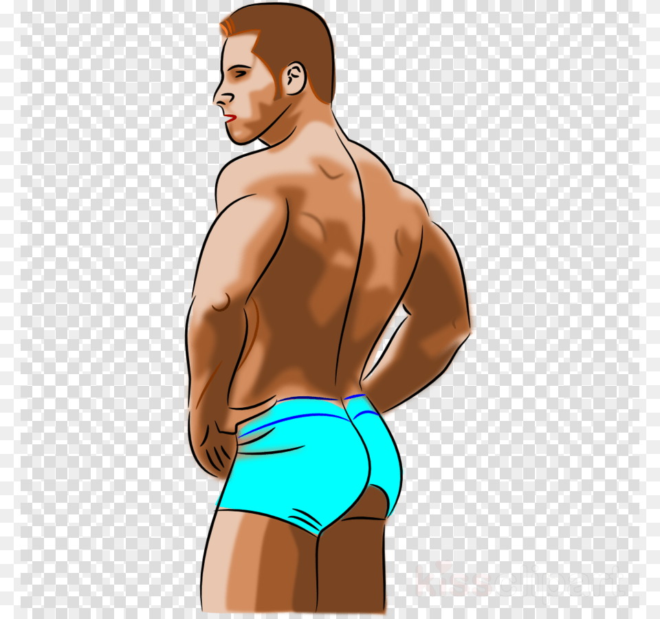 Male Model Clipart Model Clip Art Sasuke Sakura Dan Sarada, Clothing, Underwear, Adult, Man Free Png Download