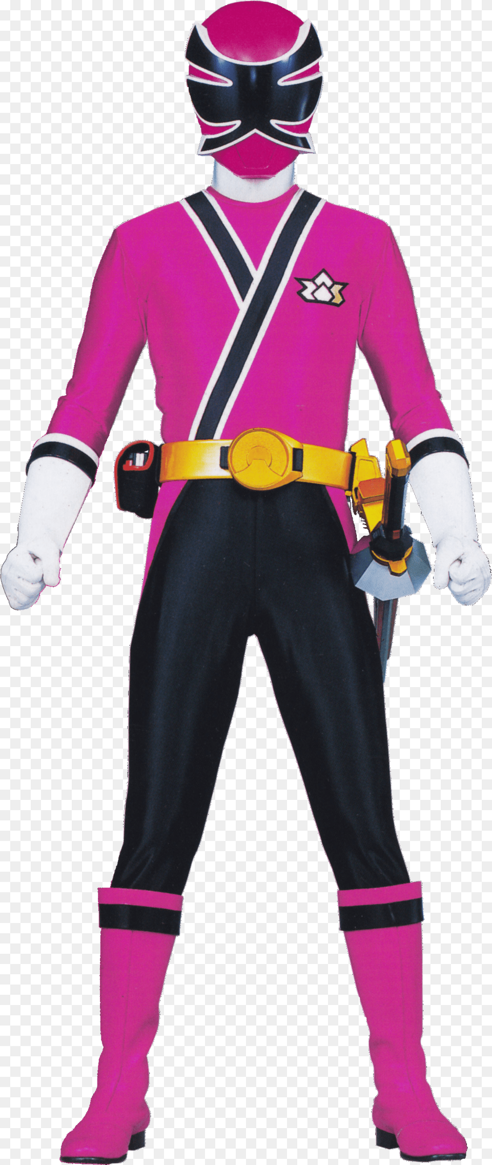 Male Pink Samurai Ranger Power Rangers Samurai Costume Red, Clothing, Person, Adult, Man Free Transparent Png