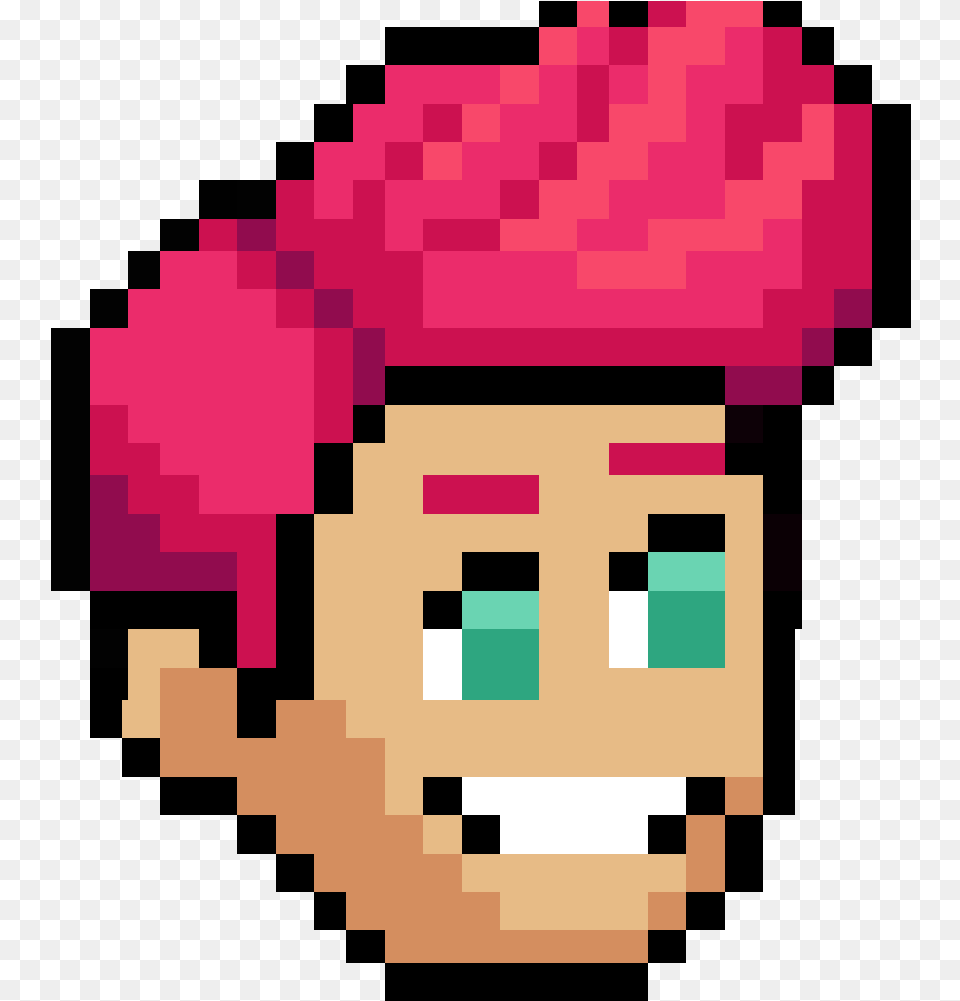 Male Pompadour Pink Hair Bandana Waddle Dee Sprite, First Aid Free Png Download