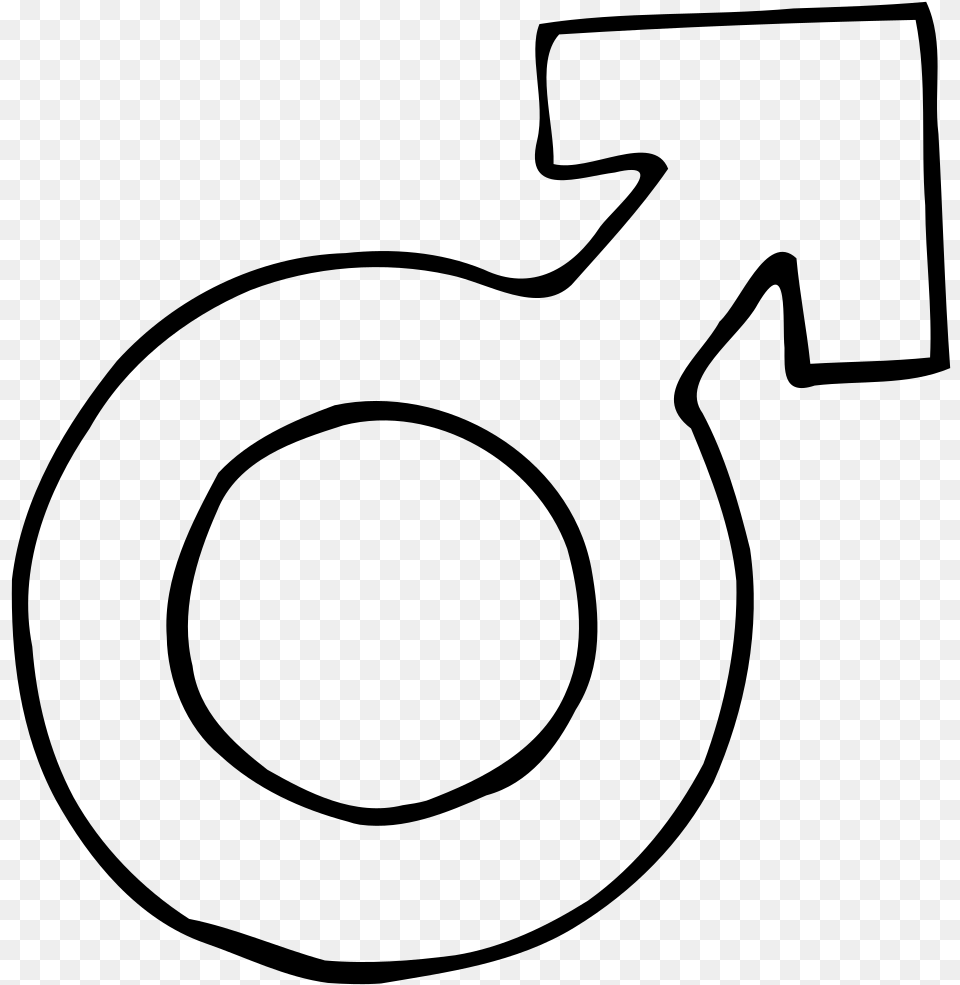 Male Sign White Gender Symbol Background, Gray Free Transparent Png