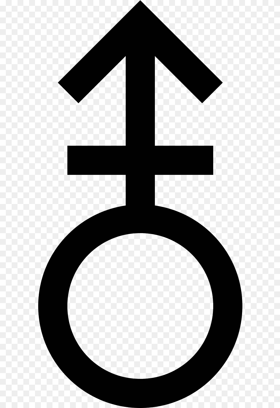 Male Stroke V Icon Cross, Gray Png Image