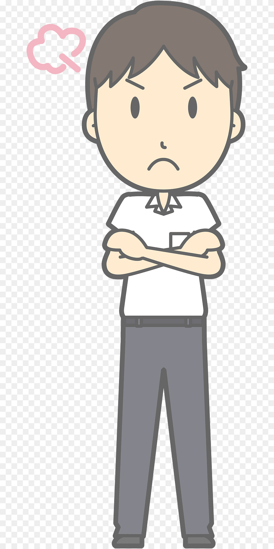 Male Student Angry Clipart, Baby, Person, Face, Head Free Png Download
