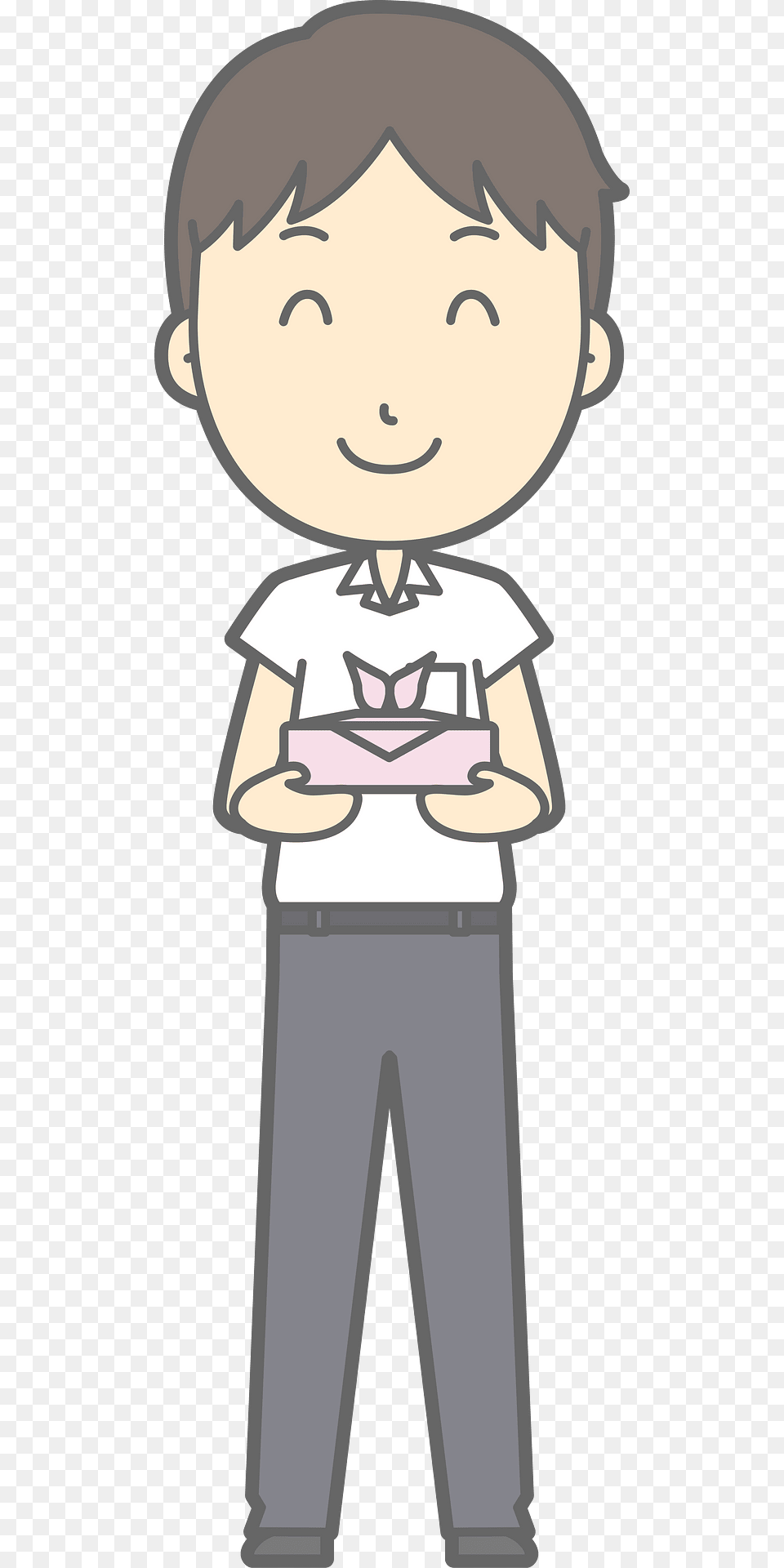 Male Student Bento Clipart, Book, Comics, Person, Publication Free Transparent Png