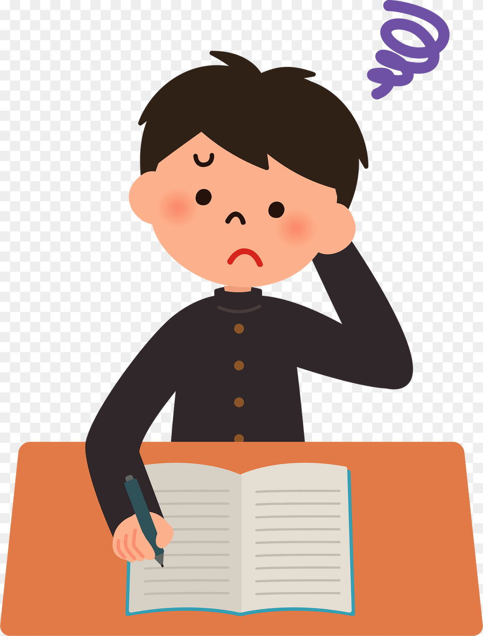 Male Student Boy Clipart, Person, Reading, Book, Publication Png