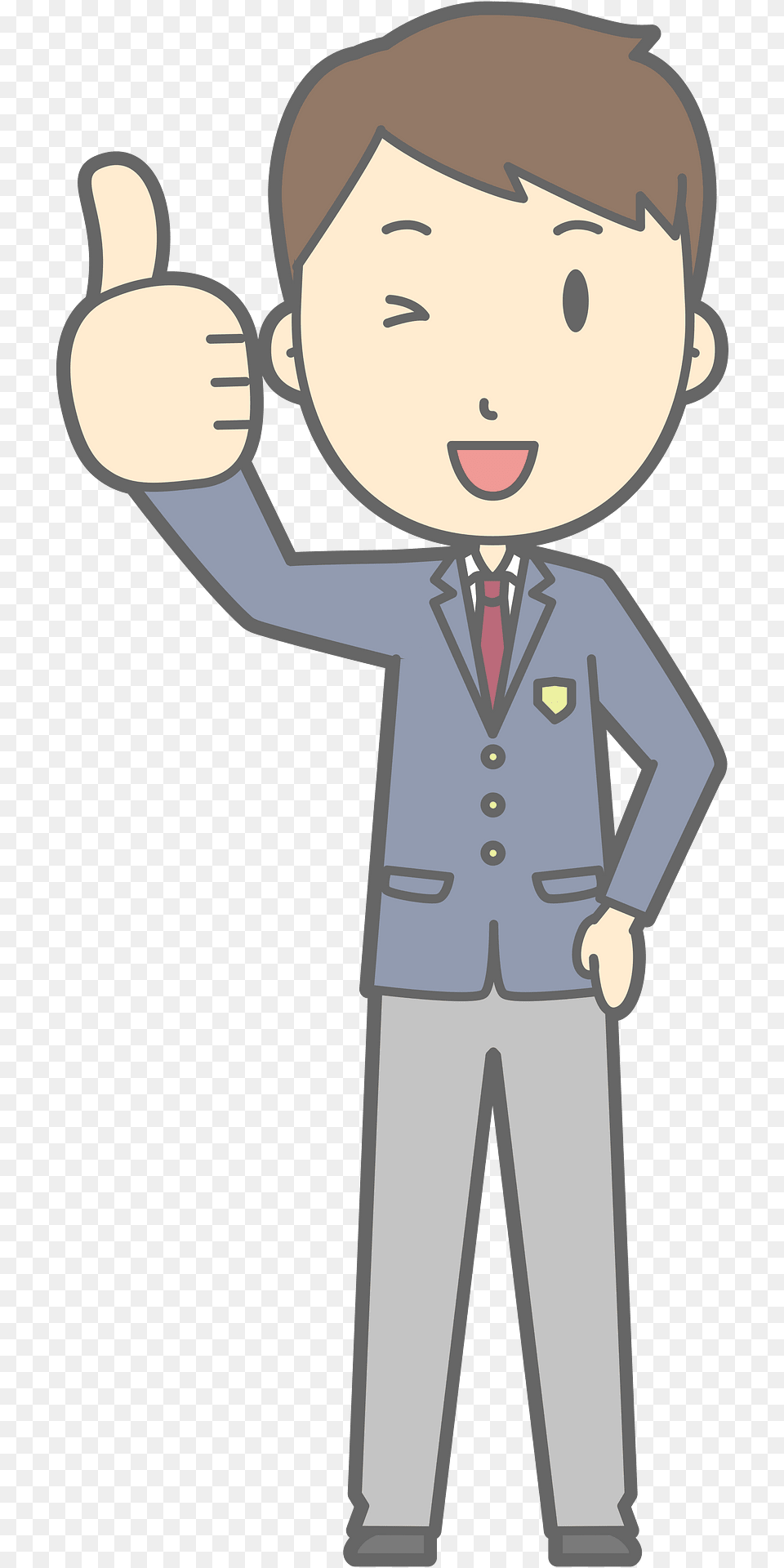 Male Student Thumbs Up Clipart, Body Part, Hand, Person, Face Free Png