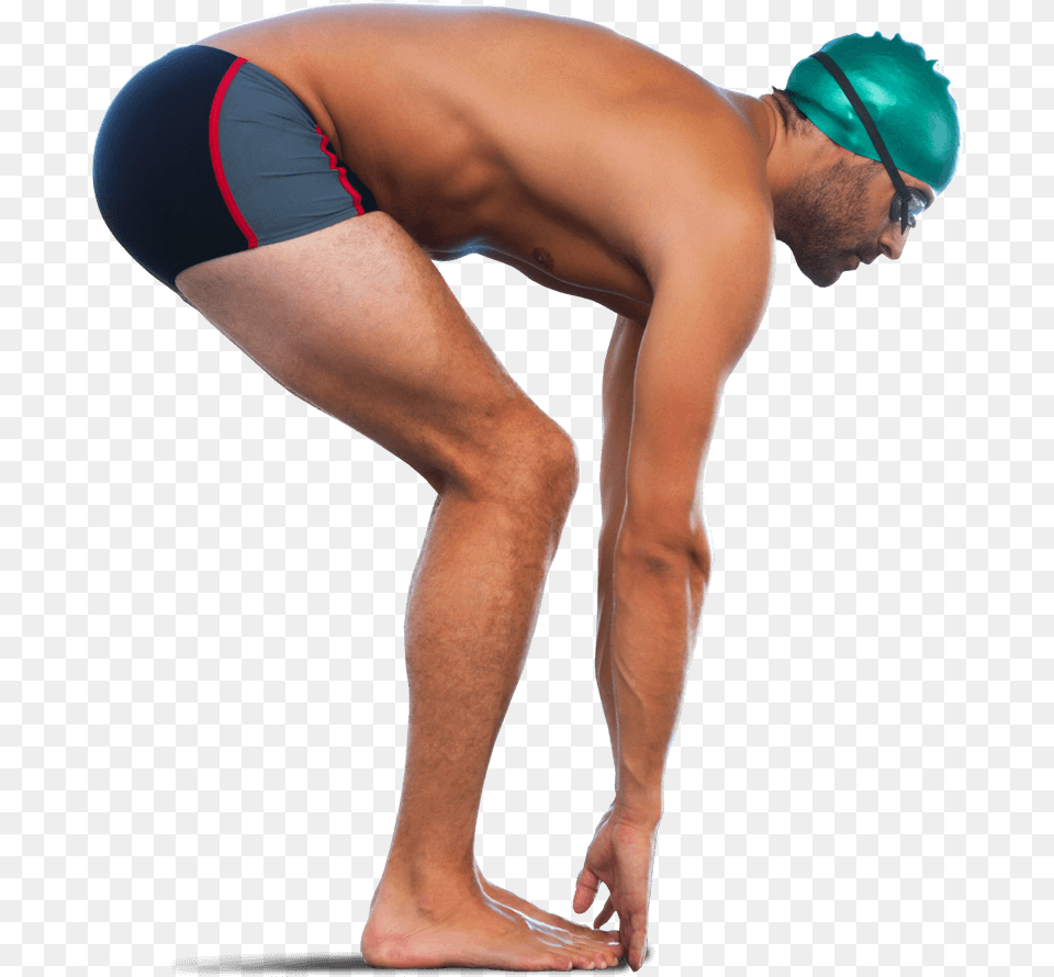 Male Swimmer Swimmer, Cap, Clothing, Hat, Adult Free Png Download