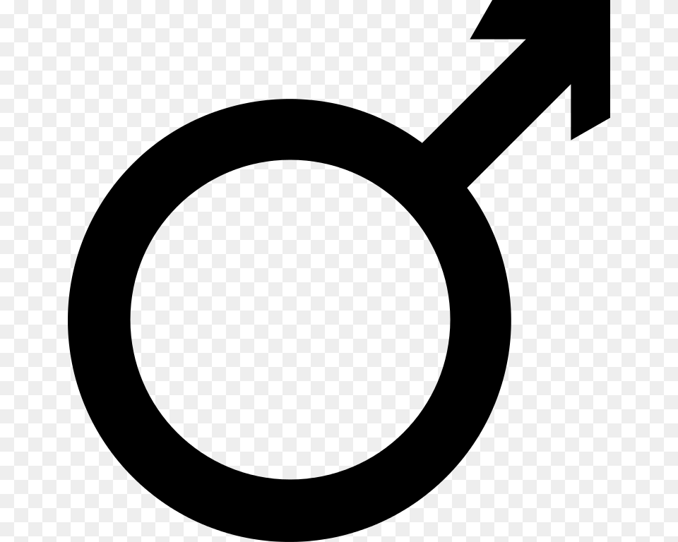 Male Symbol, Gray Free Transparent Png