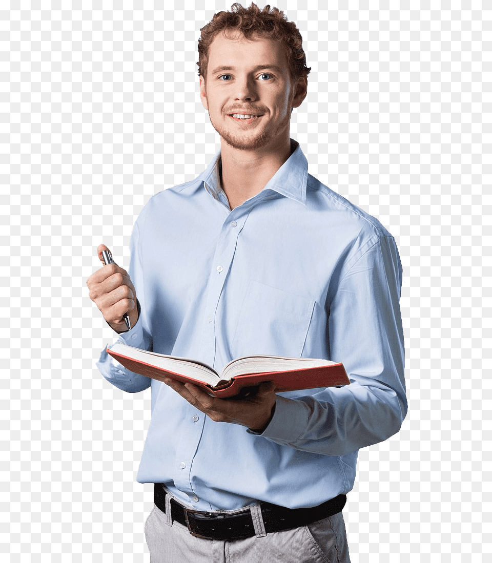 Male Teacher Picture, Shirt, Clothing, Reading, Person Free Png Download