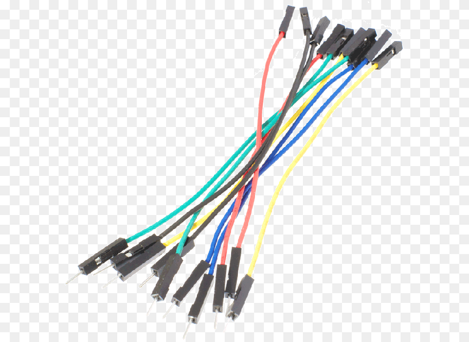 Male To Female Jumper Wires Male Female Jumper Wires, Cable, Bow, Weapon Png