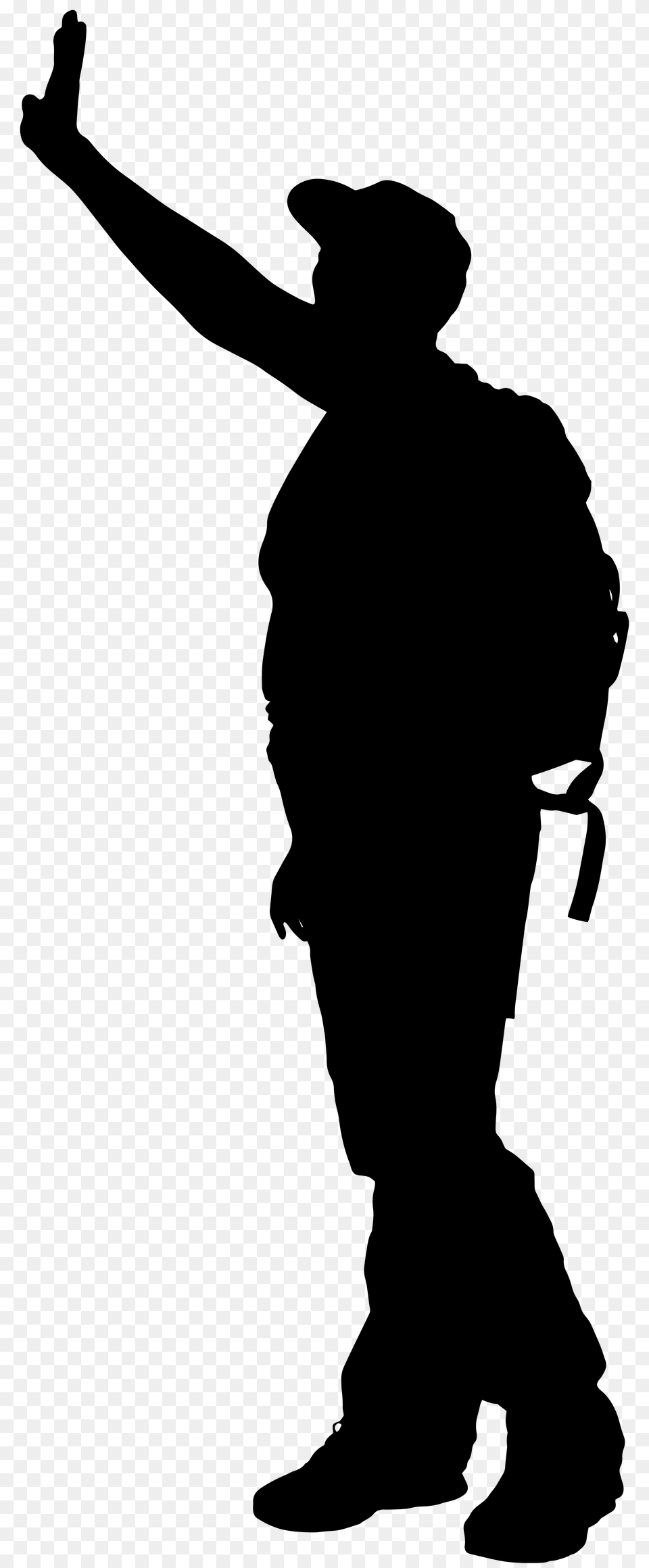 Male Tourist Silhouette Clip Art, People, Person, Clothing, T-shirt Free Png