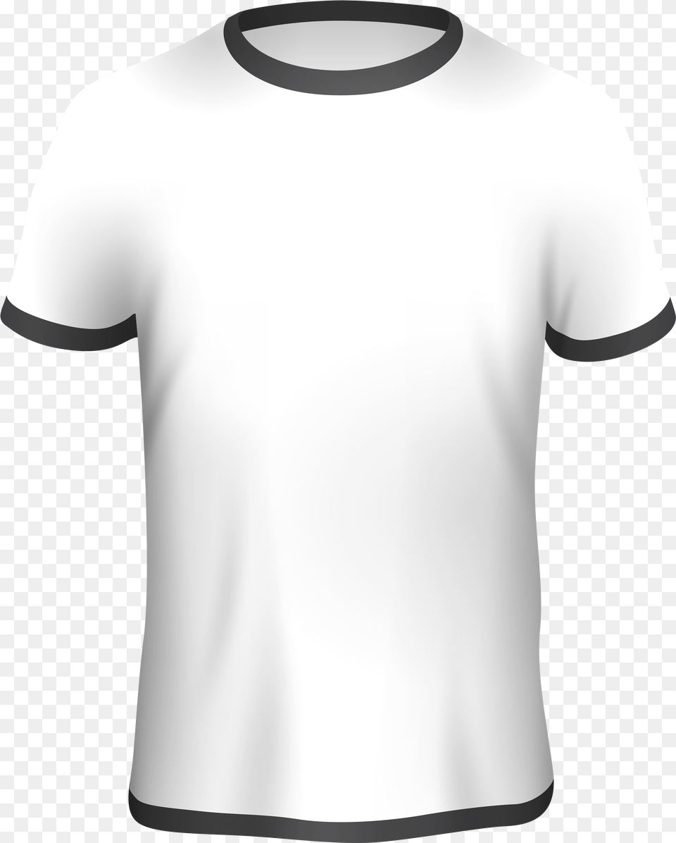 Male White Shirt Clipart White Shirt High Resolution, Clothing, T-shirt Png