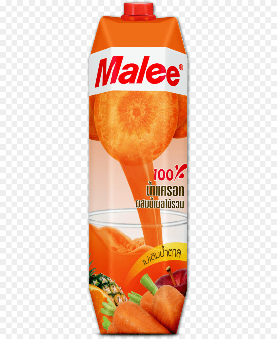 Malee Carrot Juice Malee, Vegetable, Food, Produce, Plant Free Png