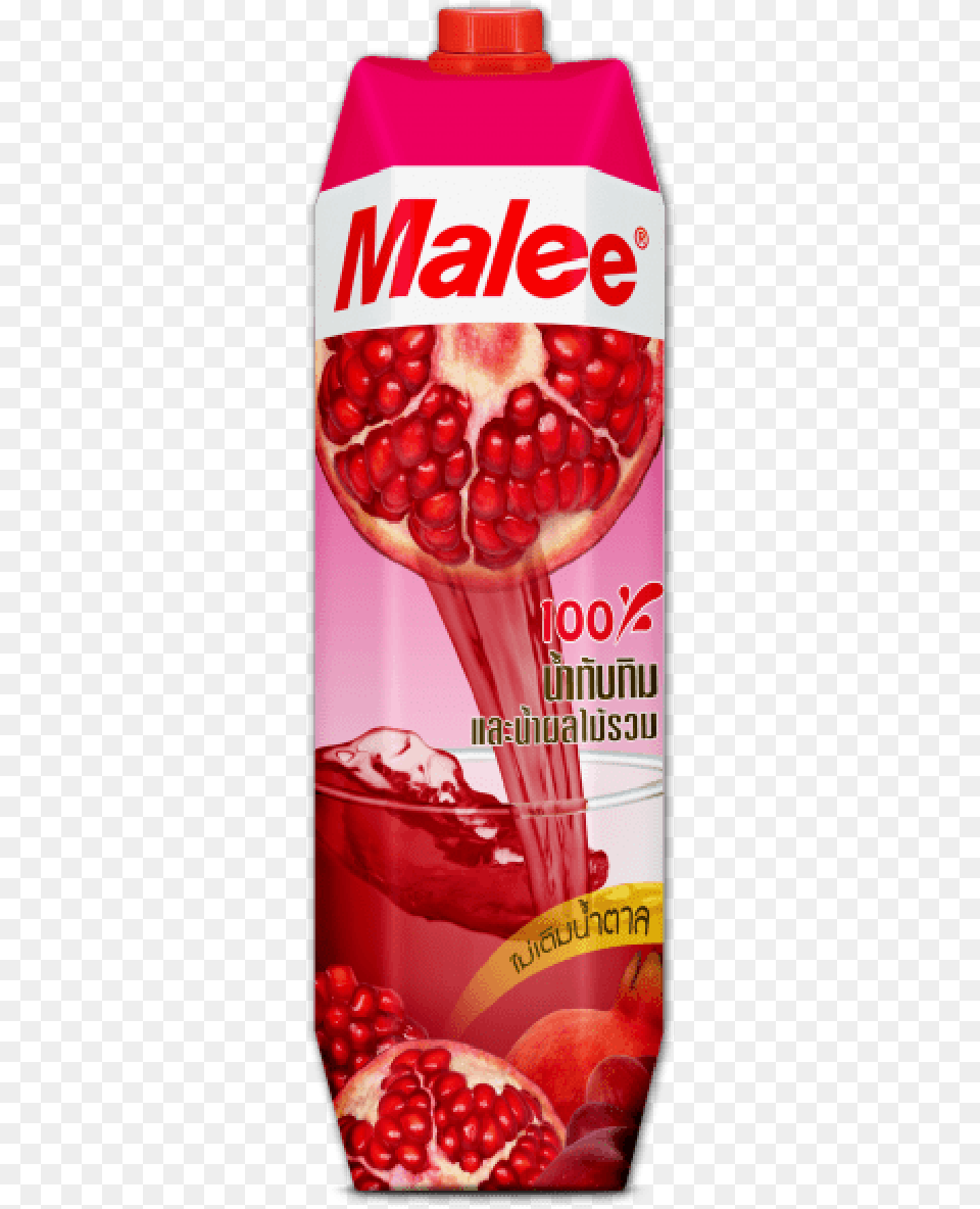 Malee Pomegranate Juice 1l Malee Pomegranate Juice, Food, Fruit, Plant, Produce Free Transparent Png