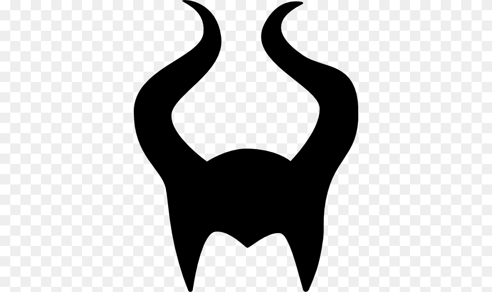 Maleficent Horns Clipart, Stencil, Logo, Symbol Png Image