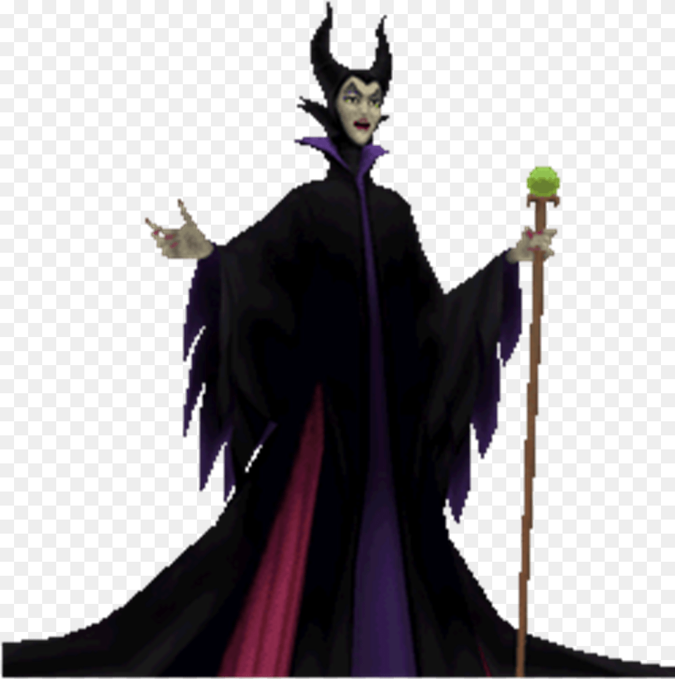 Maleficent Kingdom Hearts, Fashion, Adult, Female, Person Free Transparent Png