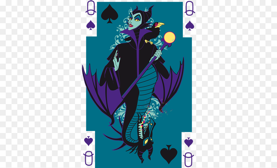 Maleficent Playing Card, Person, Face, Head Png Image