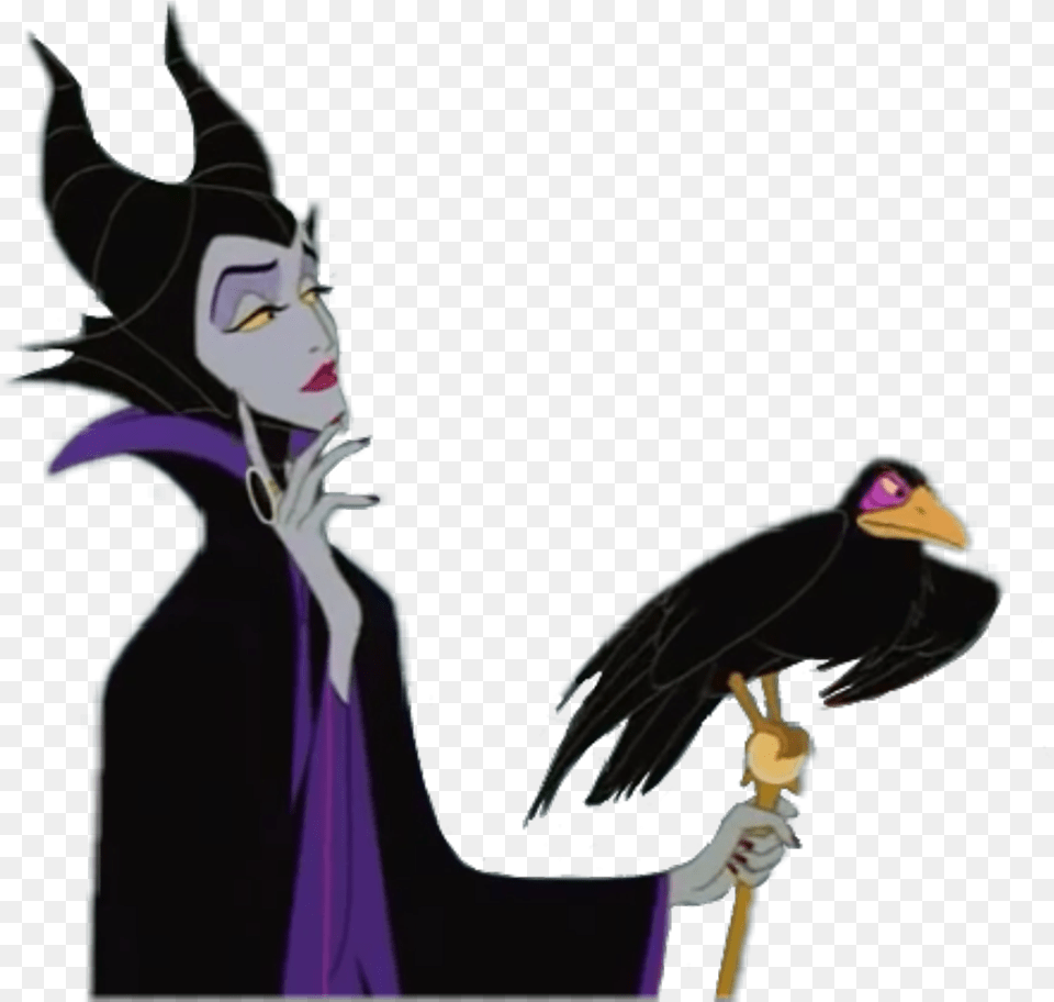 Maleficent Sticker Cartoon, Adult, Female, Person, Woman Free Png Download