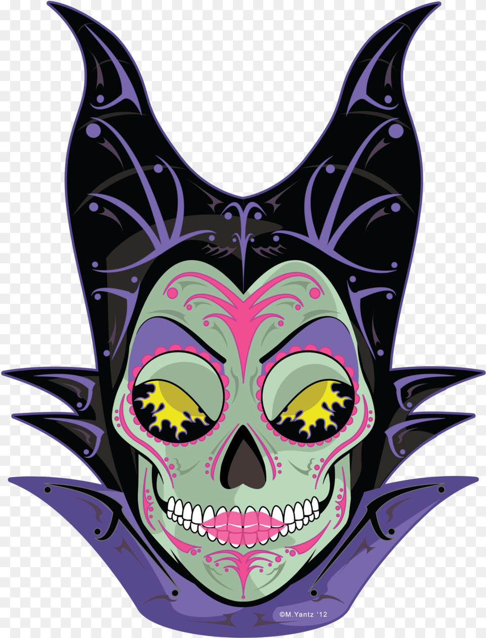 Maleficent Sugar Skull, Baby, Person, Face, Head Free Transparent Png