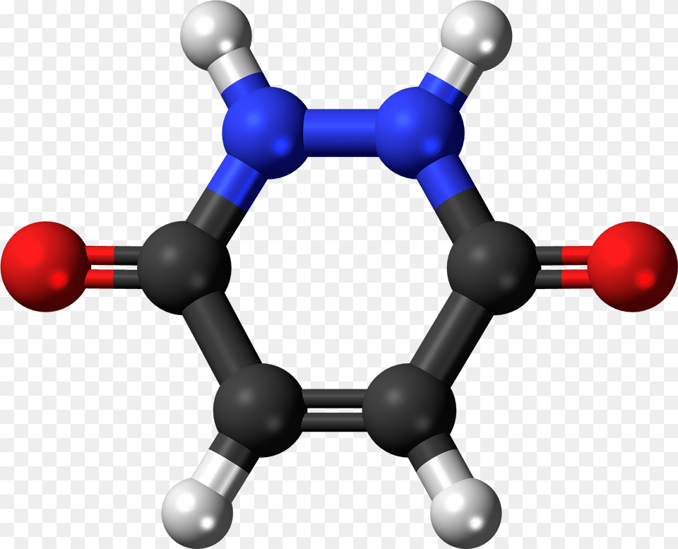 Maleic Hydrazide Molecule Ball Ball And Stick Model Of Propene, Sphere, Mace Club, Weapon Png Image