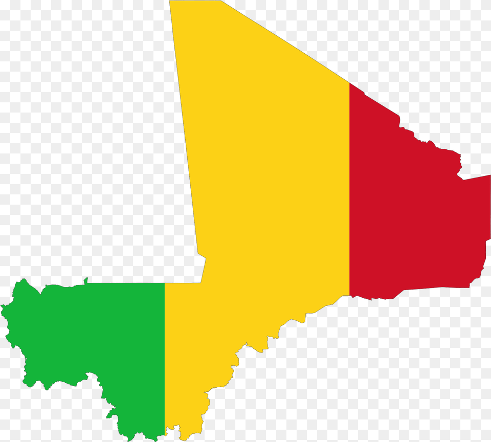 Mali Flag Map Large Map Map Of Mali Free Transparent Png