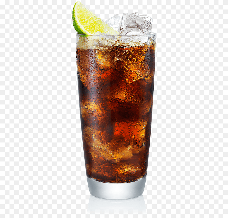 Malibu Cola, Alcohol, Beverage, Cocktail, Glass Free Transparent Png