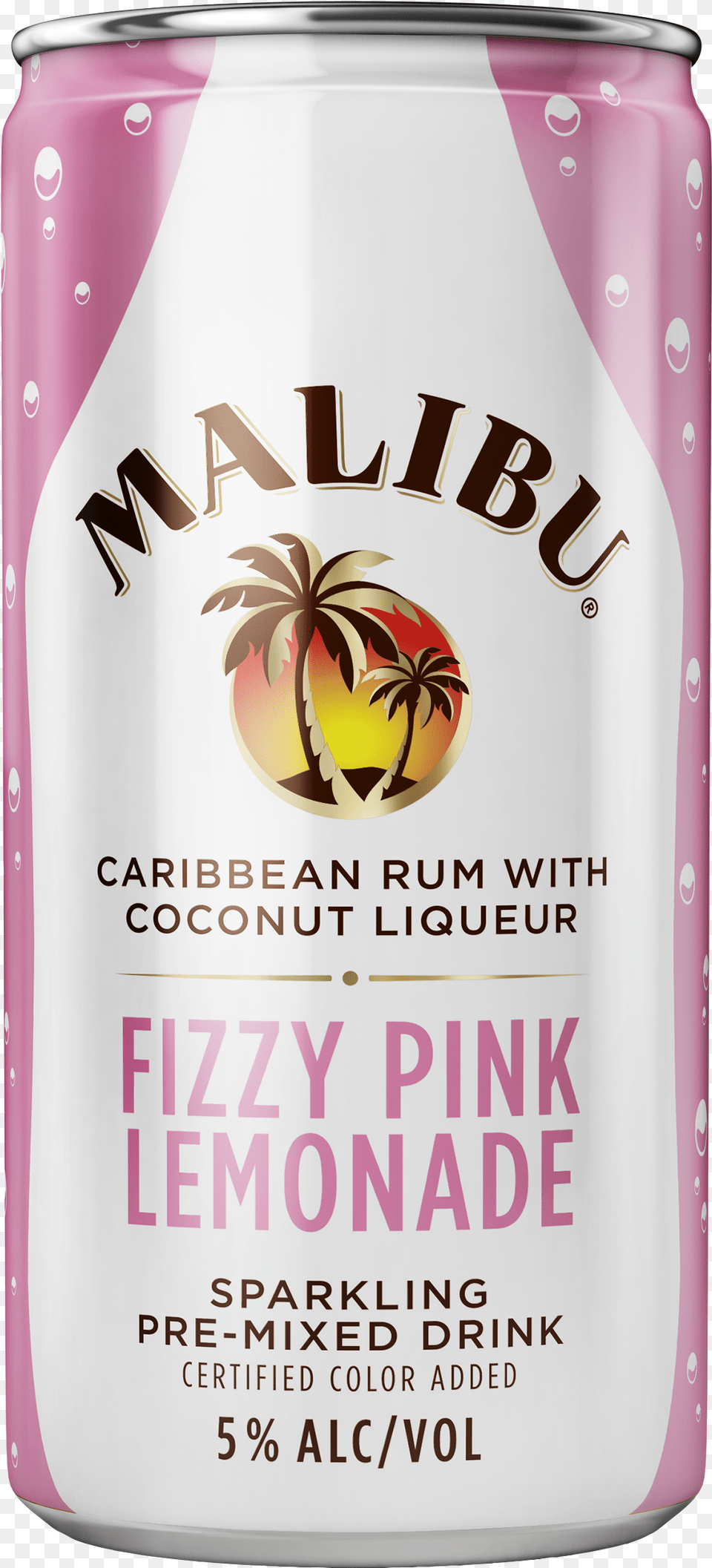 Malibu Drinks, Can, Tin Free Transparent Png